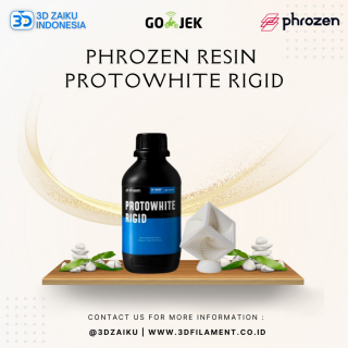 Phrozen X BASF High Rigid Resin Protowhite for DLP LCD MSLA 3D Printer